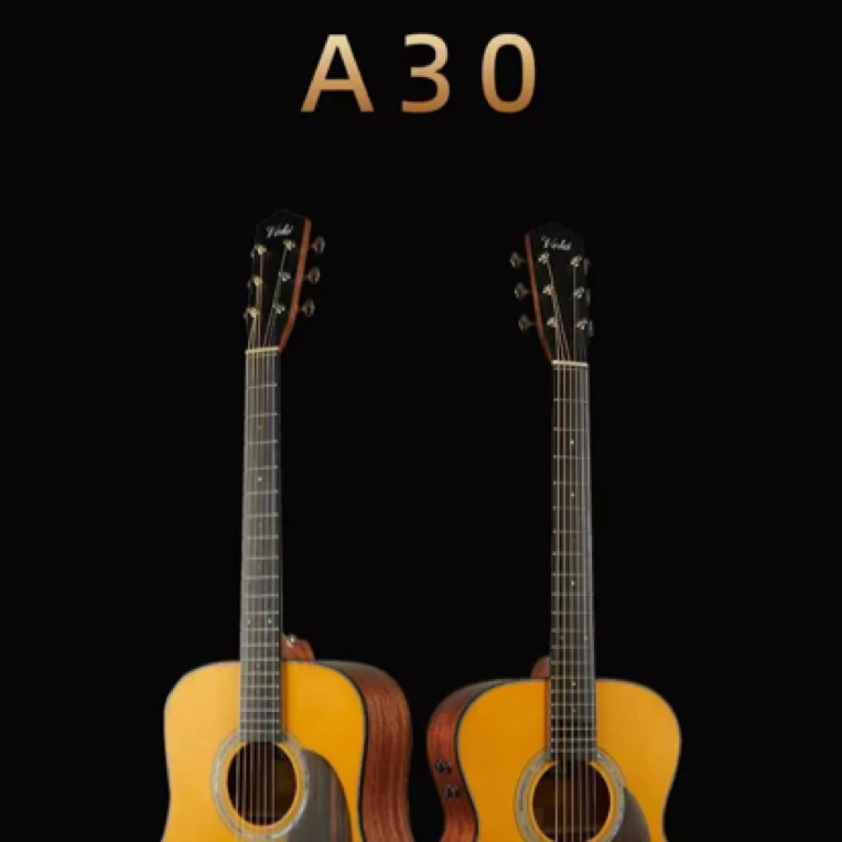 voki沃琪吉他A30OM-E（特价琴）