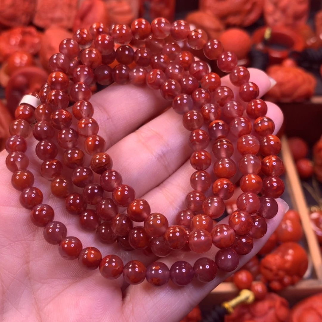 【闪购商品】未镶嵌多圈南红玛瑙