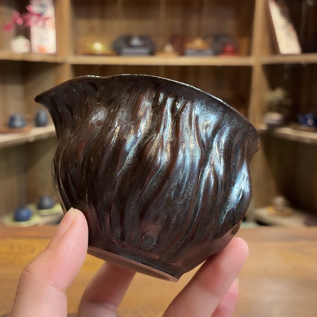 柴烧老岩泥茶器皿