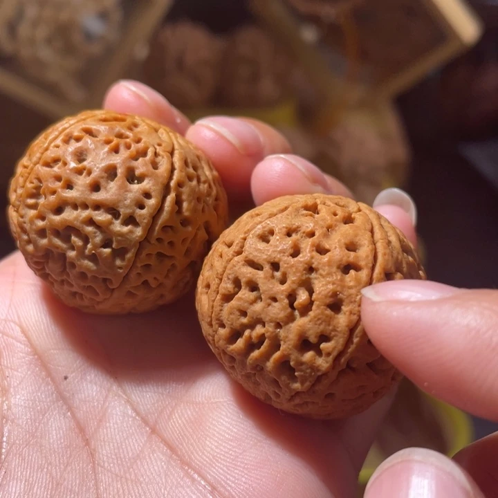 桃核吊坠五瓣金刚菩提