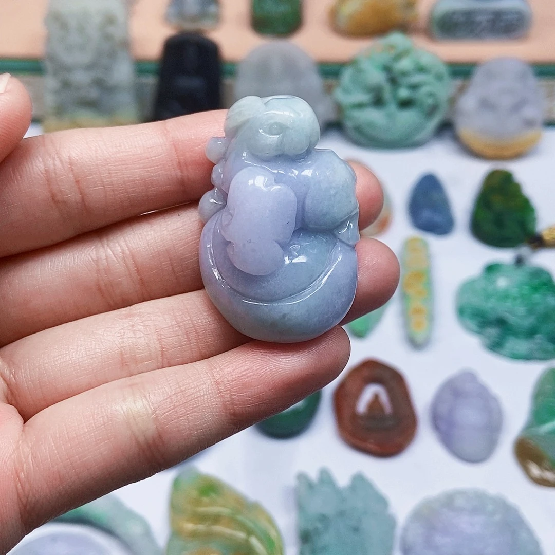 翡翠未镶嵌颈饰翡翠A货