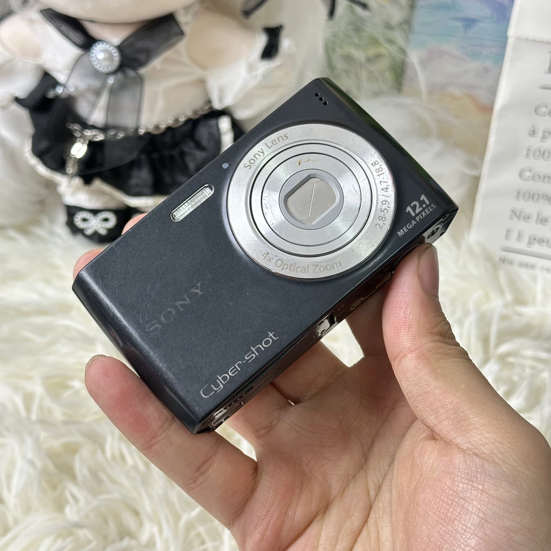 9新 Sony/索尼 索尼w510冷白皮1200万像素带配件轻微小黑印