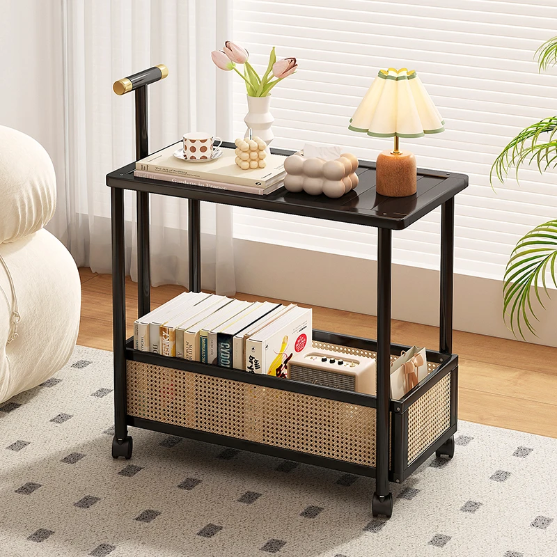 沙发边几客厅可移动小茶几2025新款小户型简约高级感小推车置物架