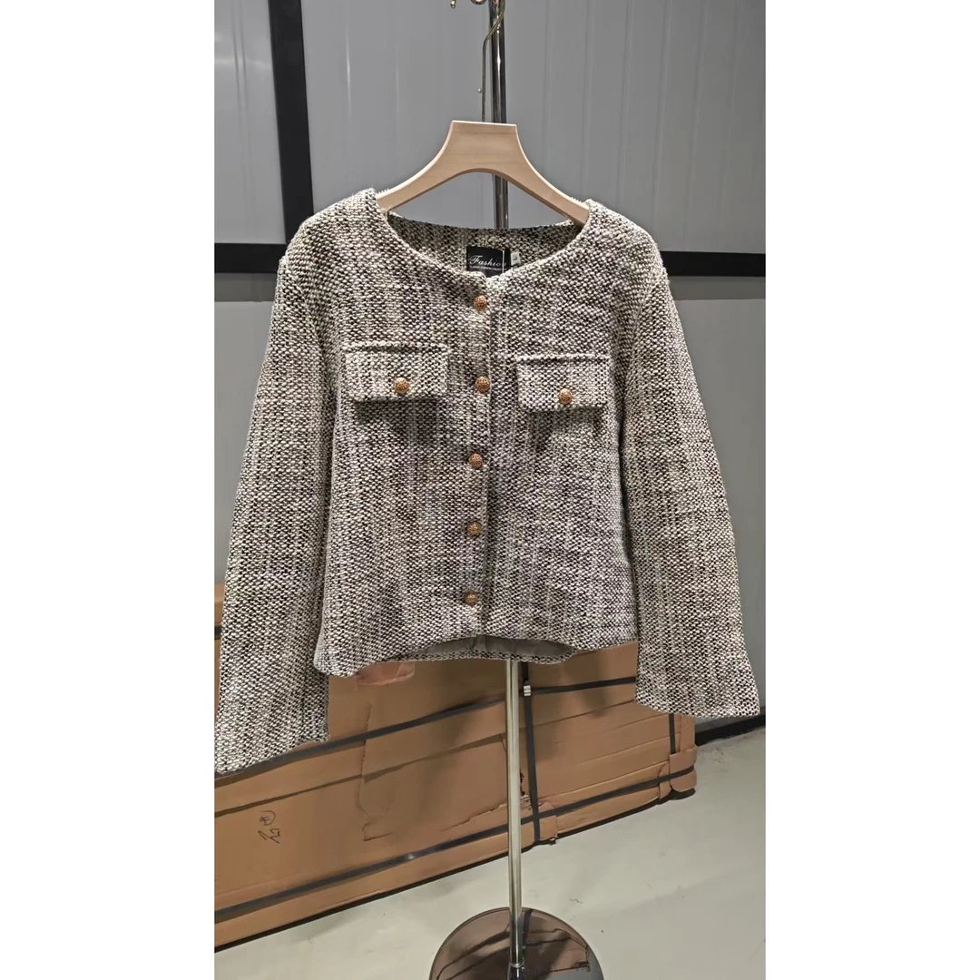 【A118】气质短款小香风上衣