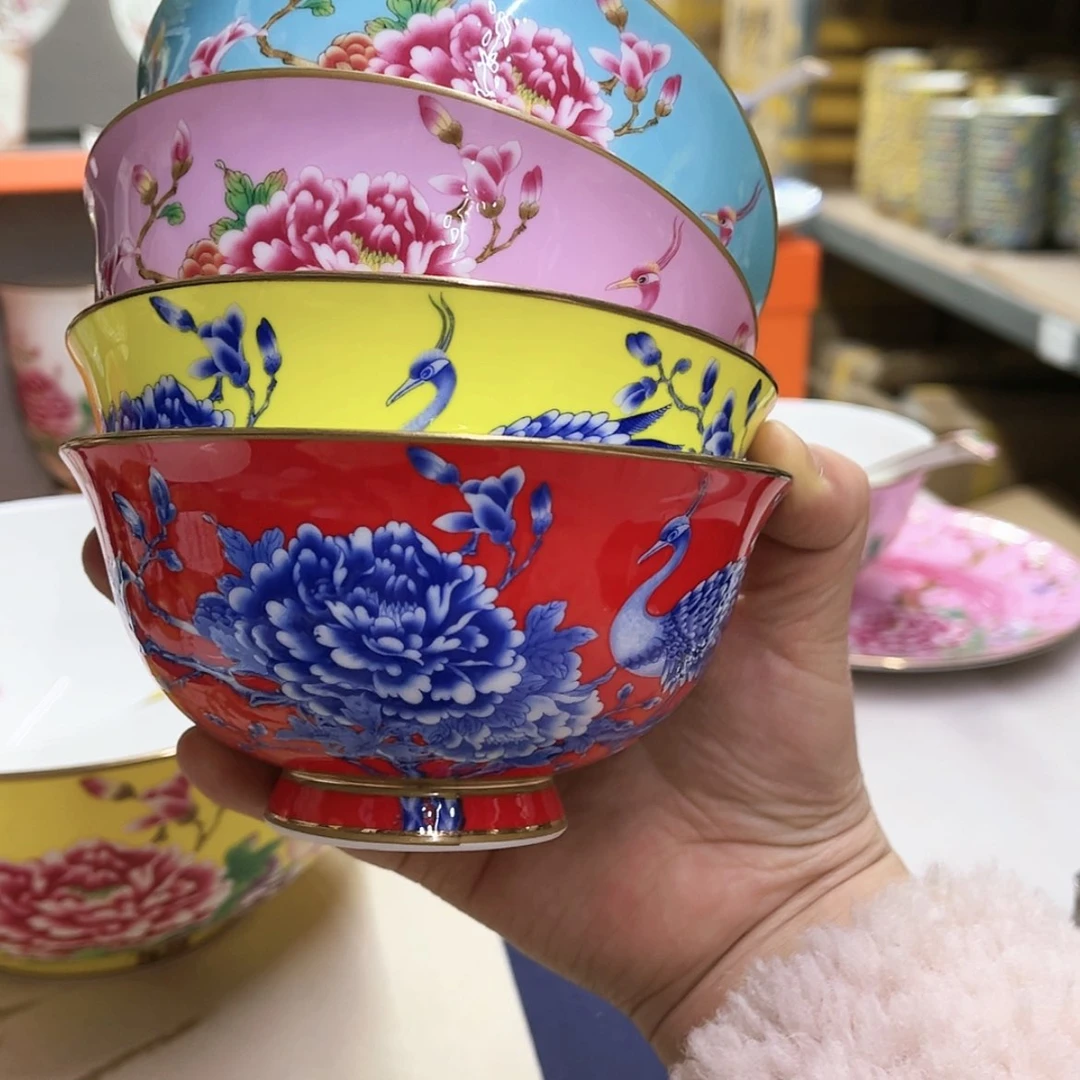 【闪购商品】骨瓷5英寸4混。。。。。