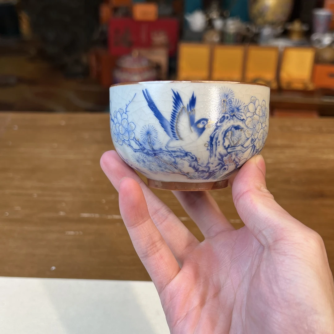 TJ073 喜鹊禅定主人杯