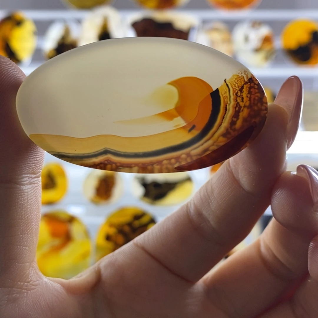玛瑙/玉髓合金颈饰