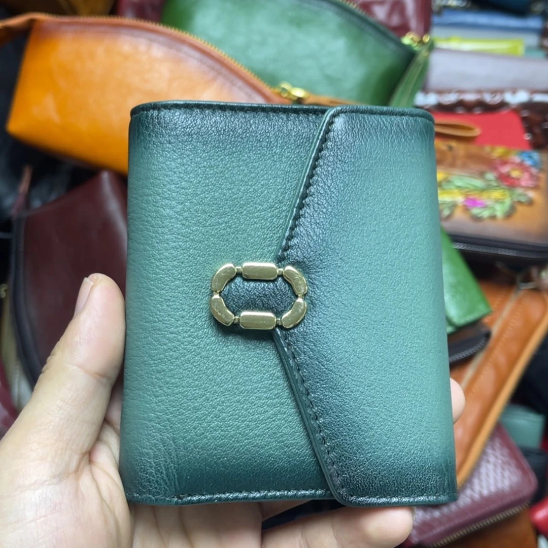 【闪购商品】牛皮哪怕皮钱包