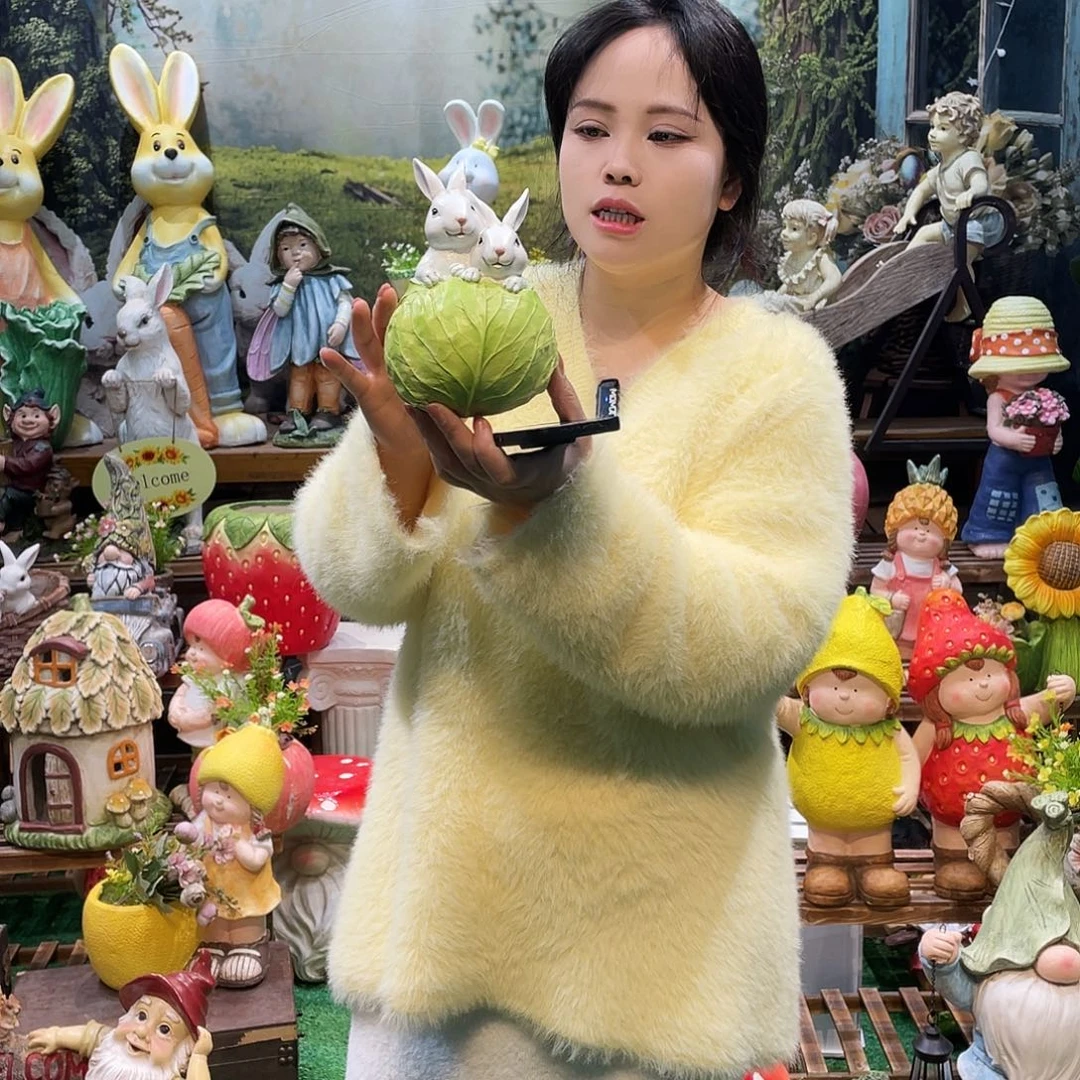 摆件花园摆件红红火火