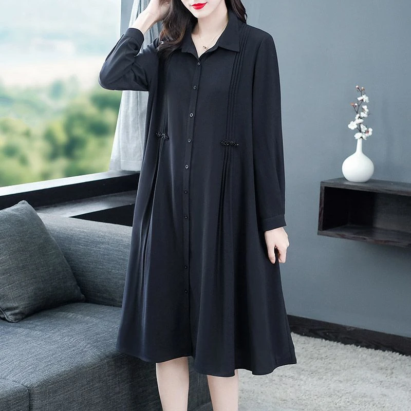 连衣裙长袖春季裙子229297