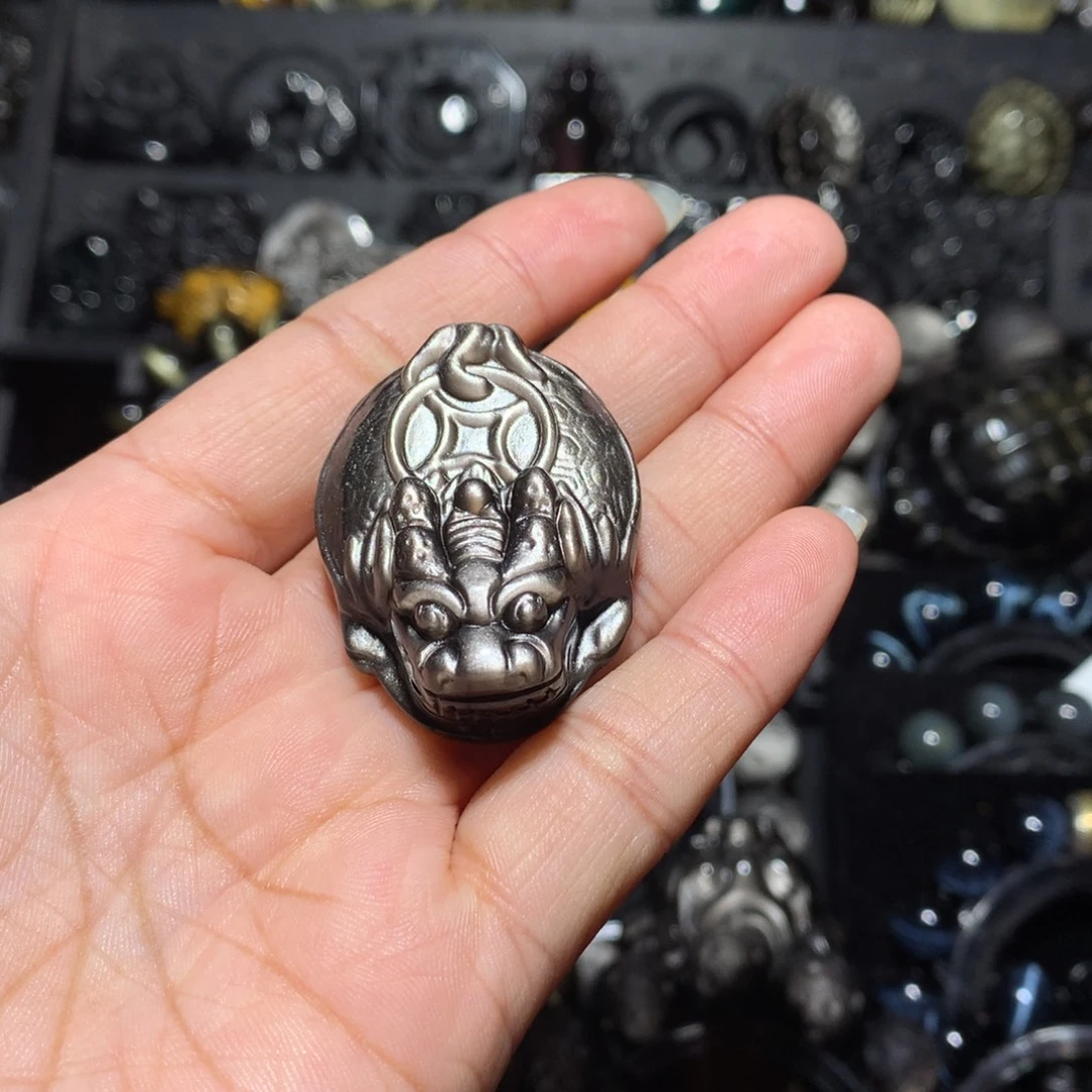 ****久黑曜岩未镶嵌珠宝奇石