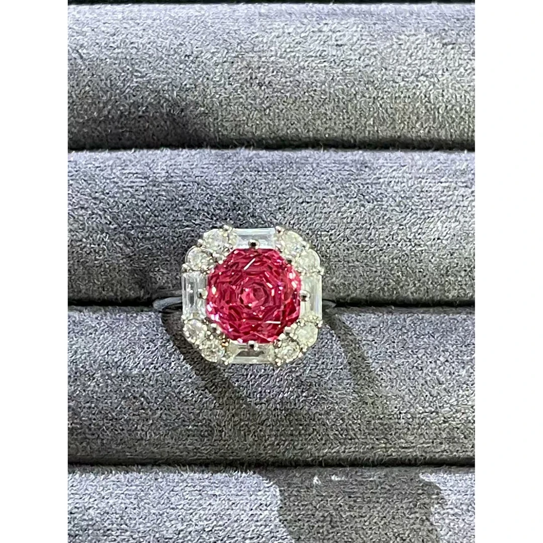 福玺甄选红圆戒指6273