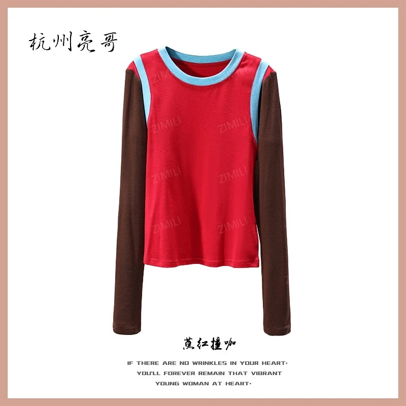 【亮哥欧货女装】冬季加厚羊毛《复古风》高弹显瘦打底上衣26019-A7