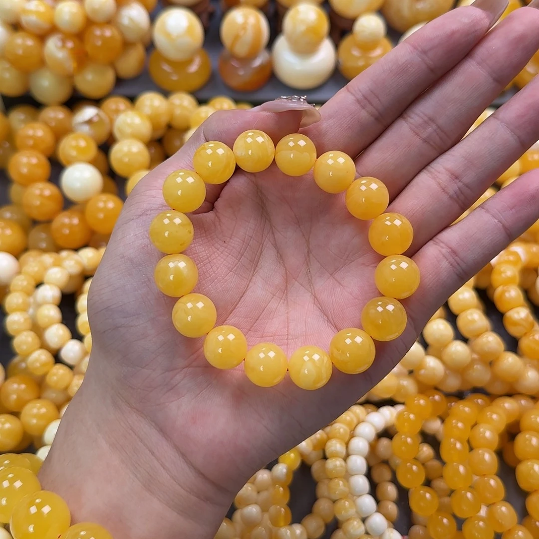 蜜蜡未镶嵌珠宝奇石13mm