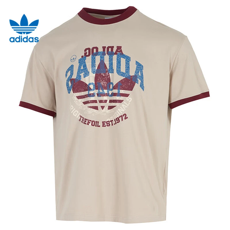 adidas阿迪达斯【环】三叶草男女运动休闲短袖T恤KC0288