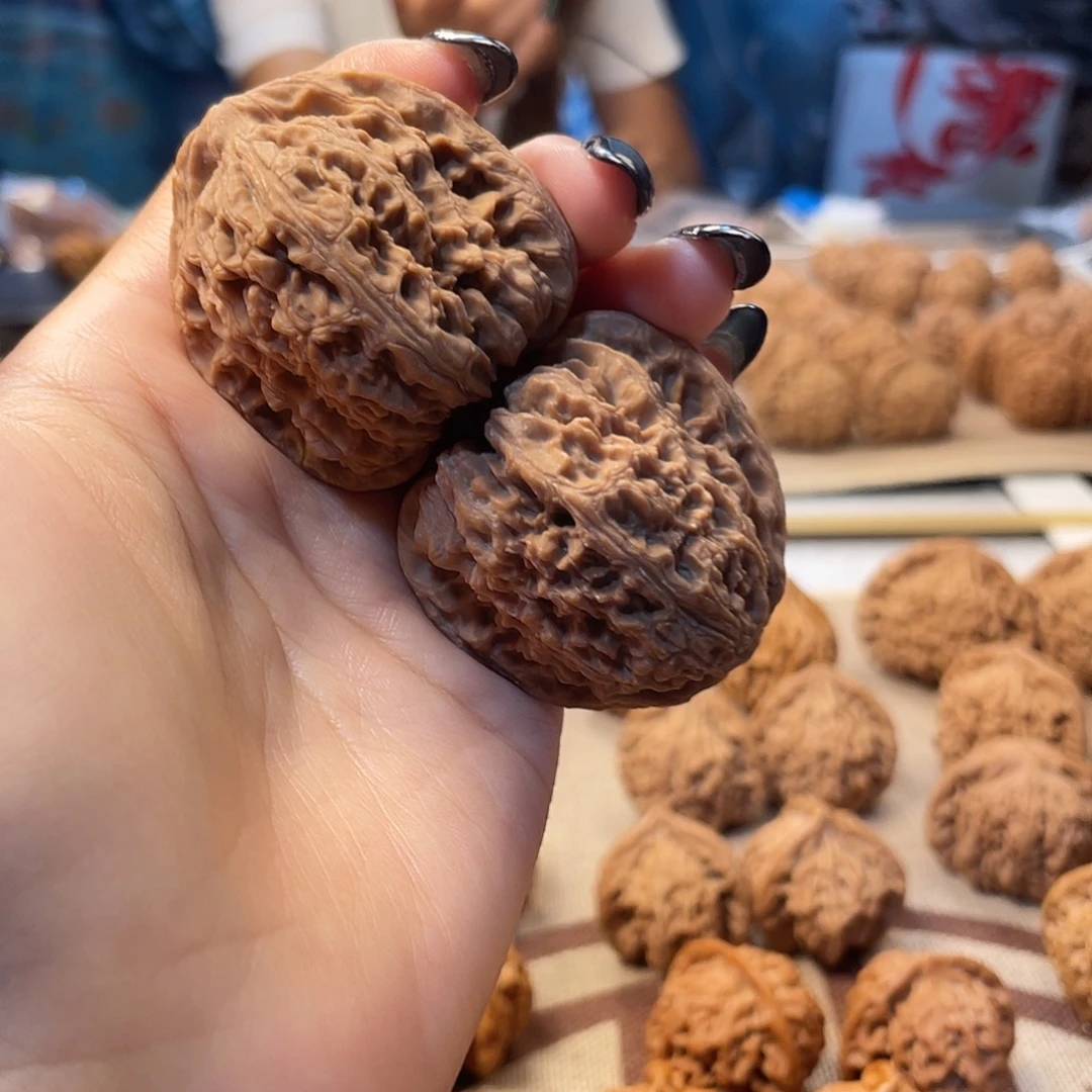 吊坠文玩核桃三角将