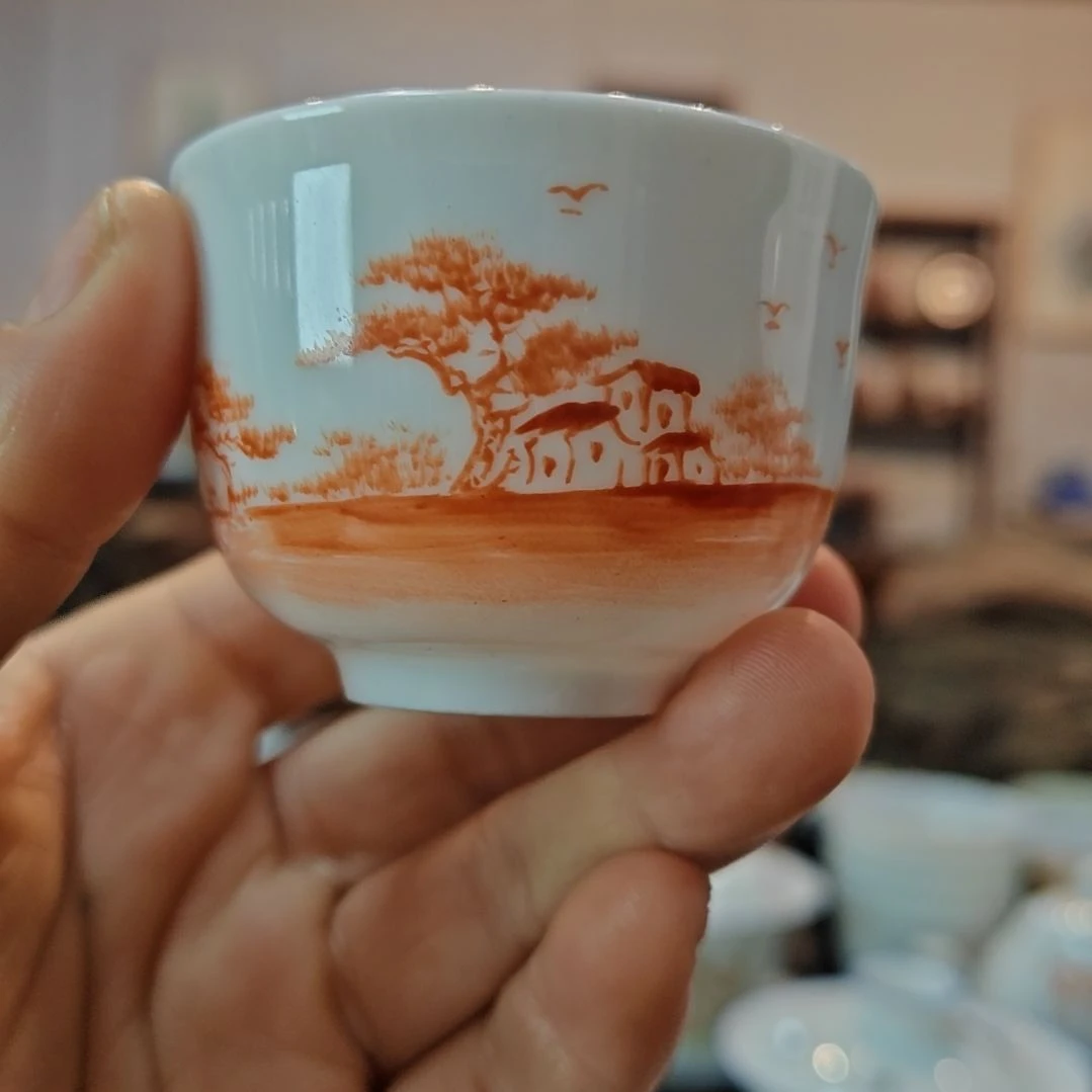 洋**呗景德镇手工手绘主人杯