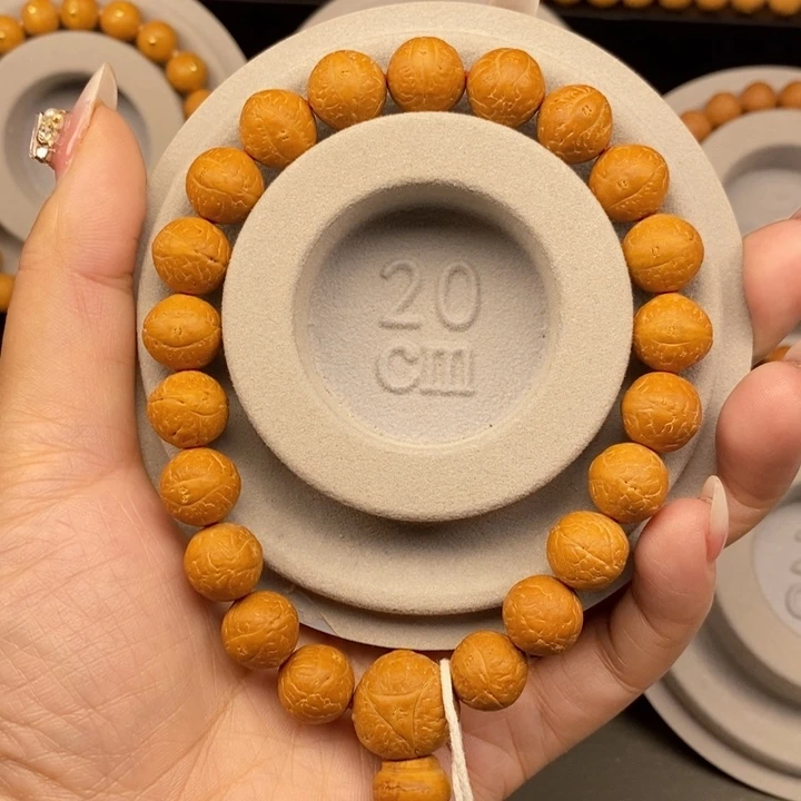 凤眼菩提手串12➕素串，25年新籽