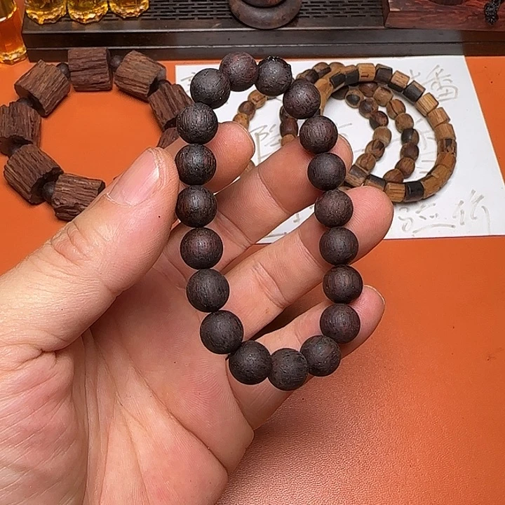 藤类降真香1.0圆珠单圈手串