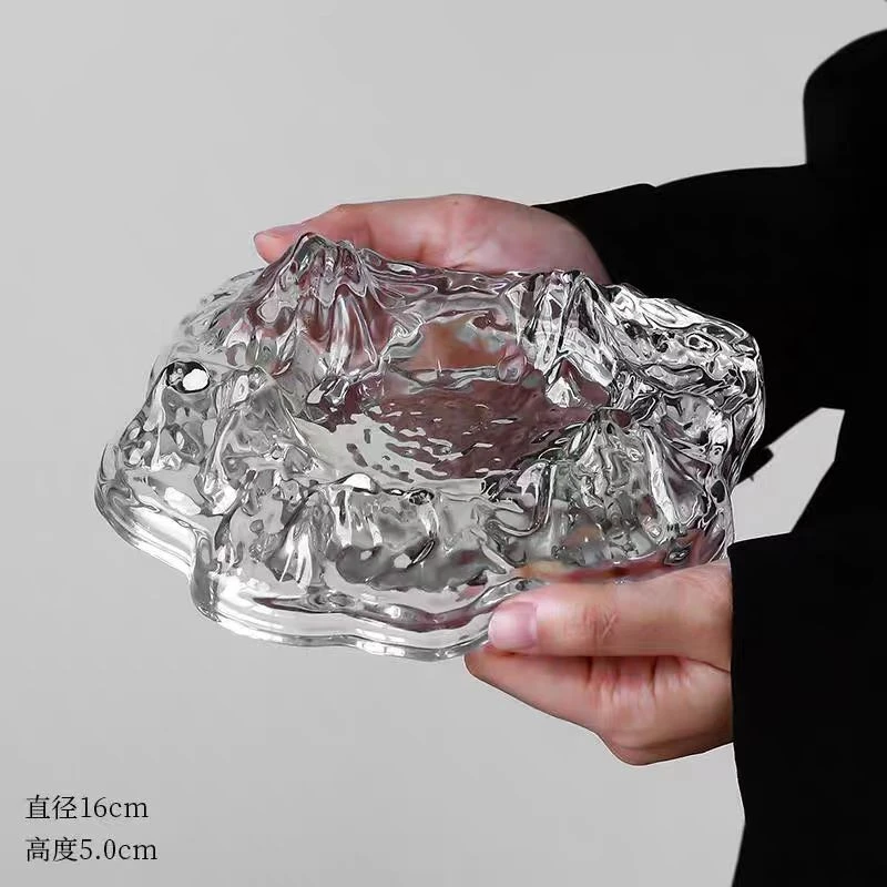 YHG003透明冰川烟灰缸