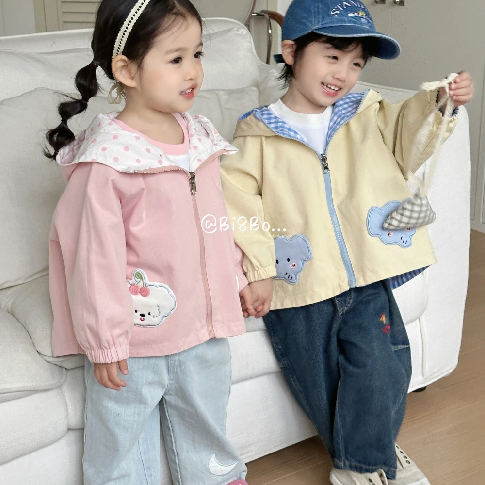 【交个朋友】bi8bo2025春季新款休闲男女宝同款双面穿外套 31122