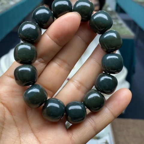 和田玉未镶嵌手链16福