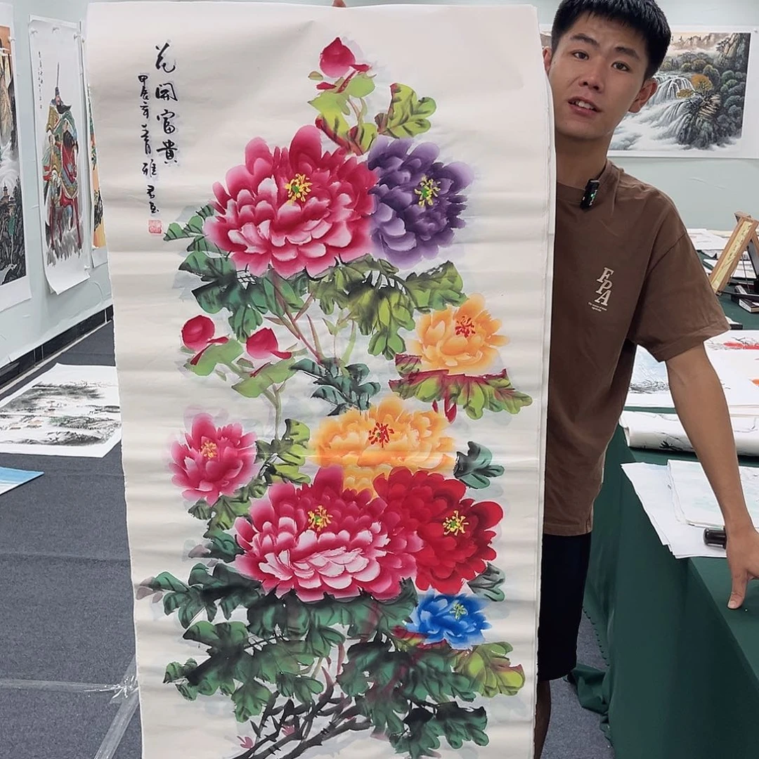 国画宣纸国画纯手绘作品