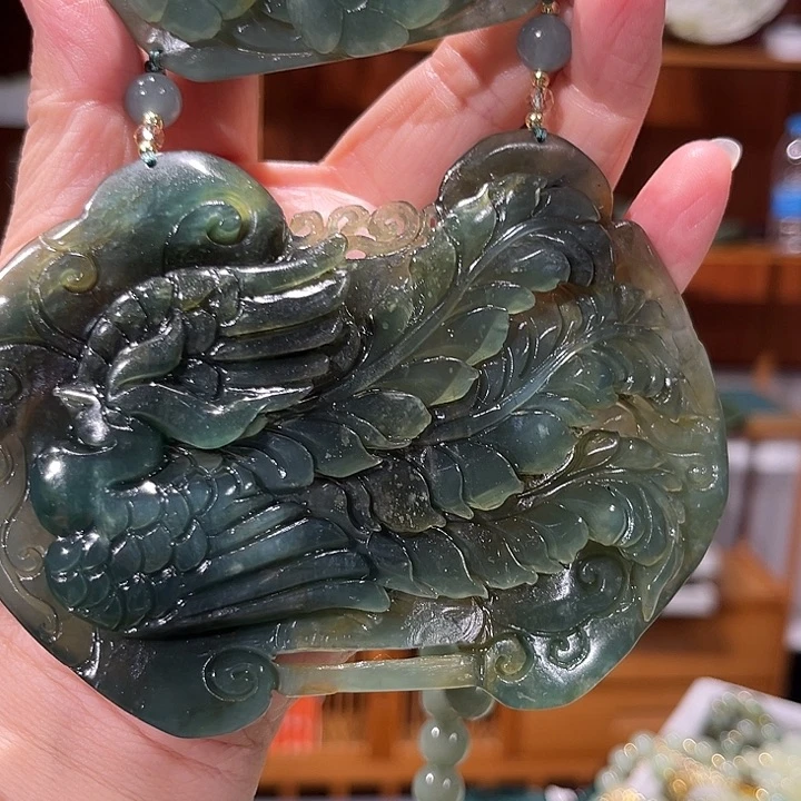 未镶嵌岫玉毛衣链