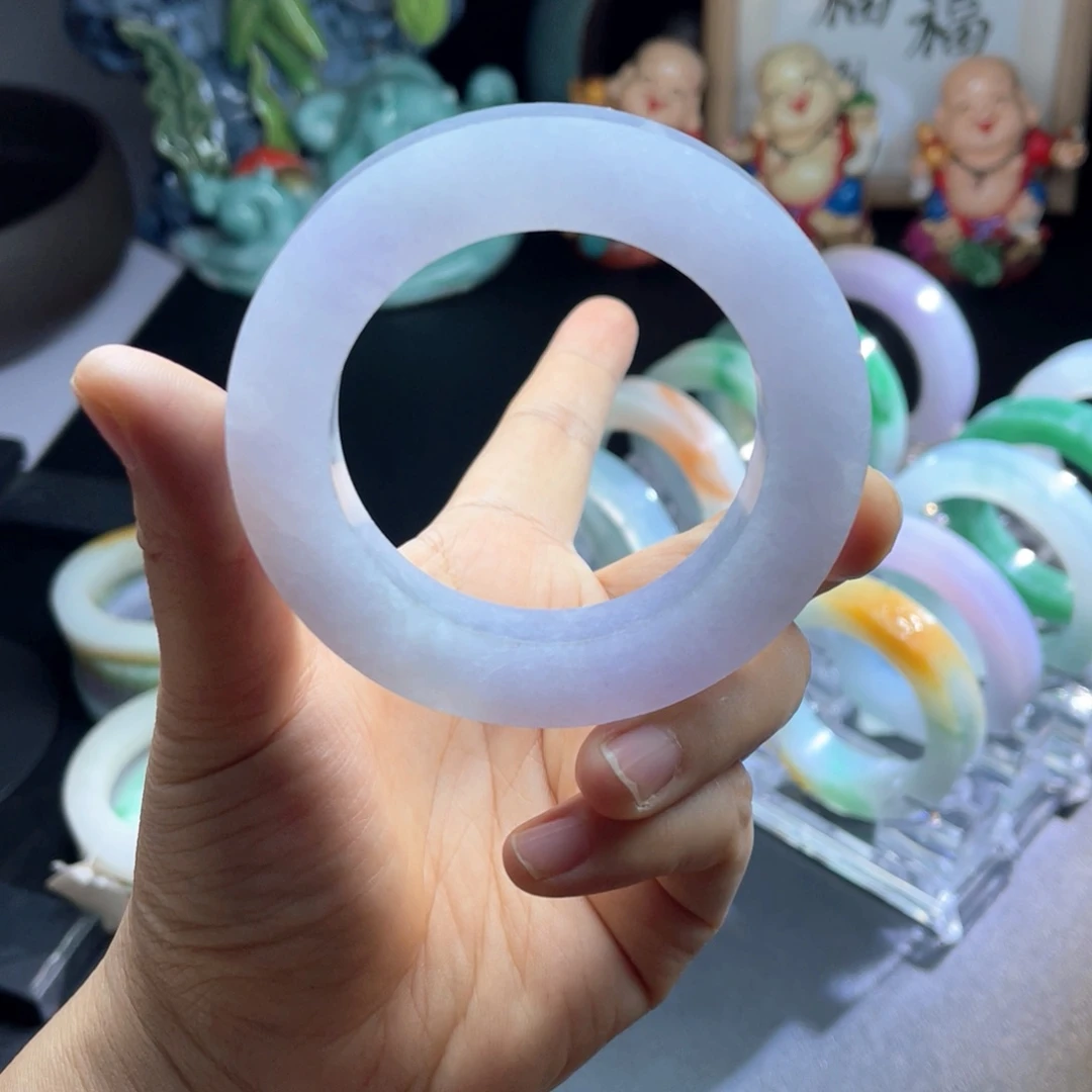未镶嵌天然翡翠手镯定制定制翡翠