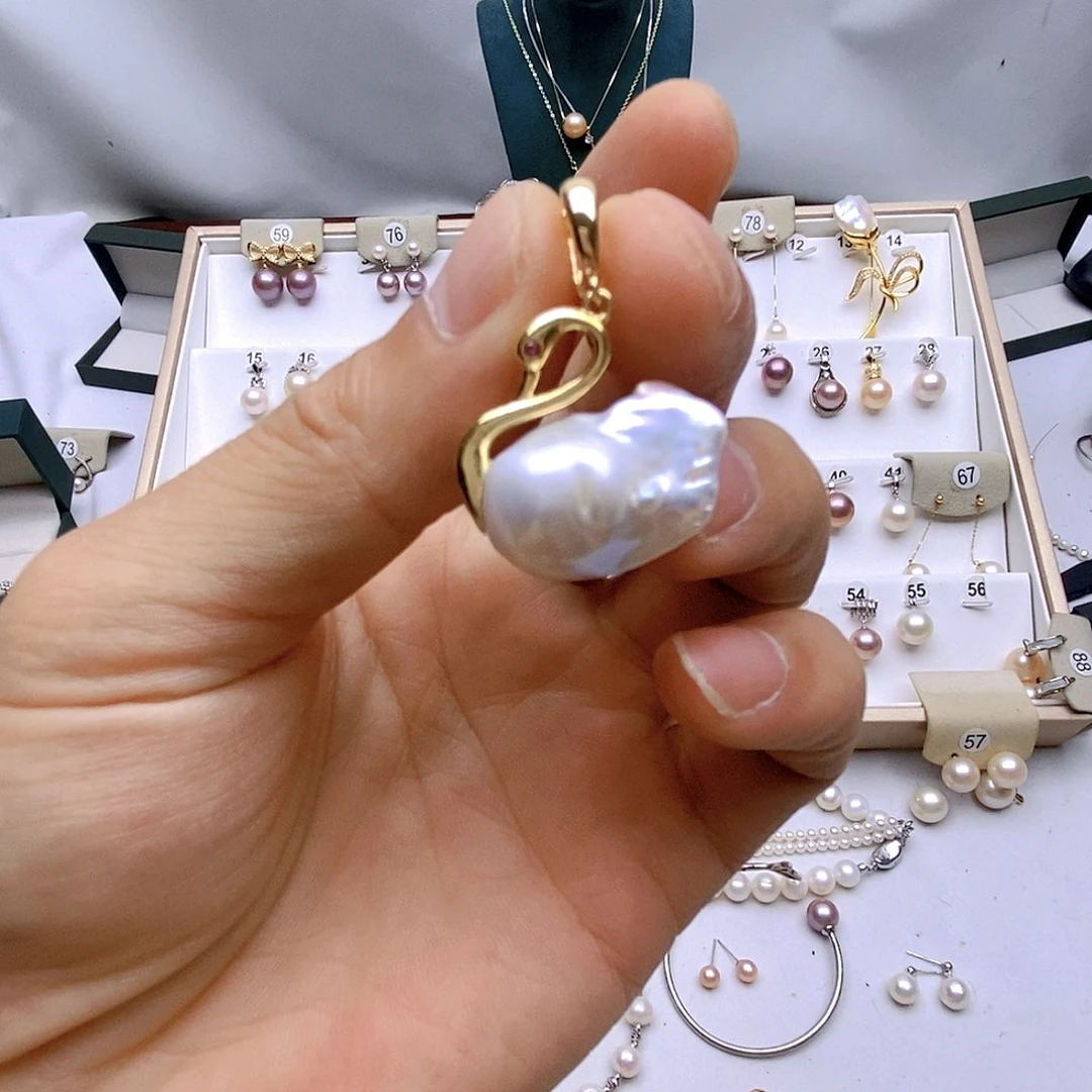 淡水珍珠未镶嵌颈饰