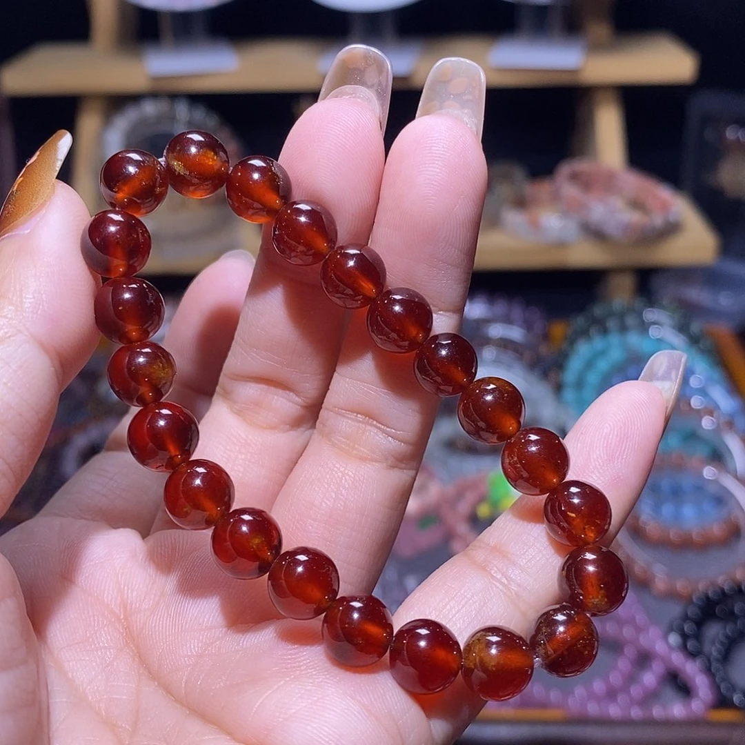 水晶未镶嵌手链16石榴石8