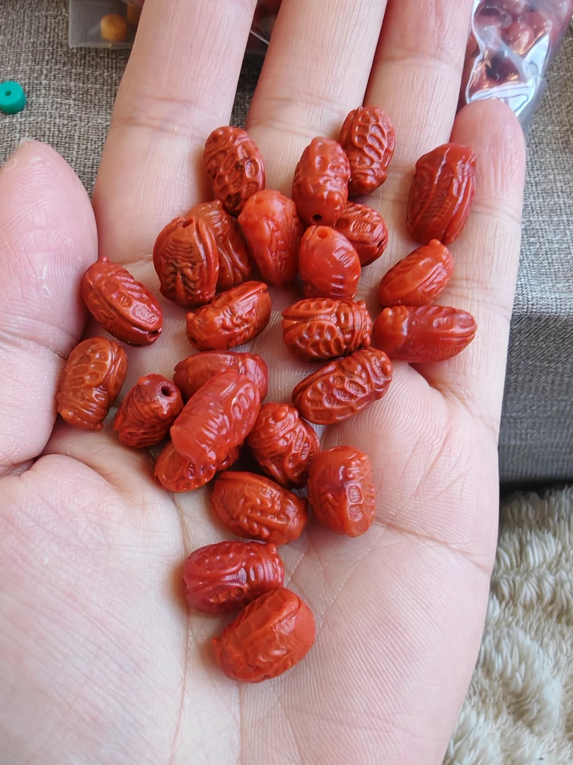 天然南红瓦西料满色满肉一鸣惊人（婵）（多样性发其一）