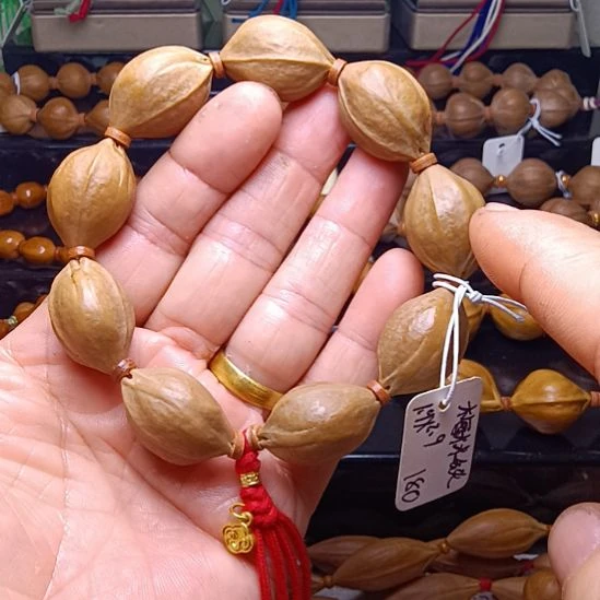 橄榄核手串/手链橄榄核手串三花梅林铁核老料1.9