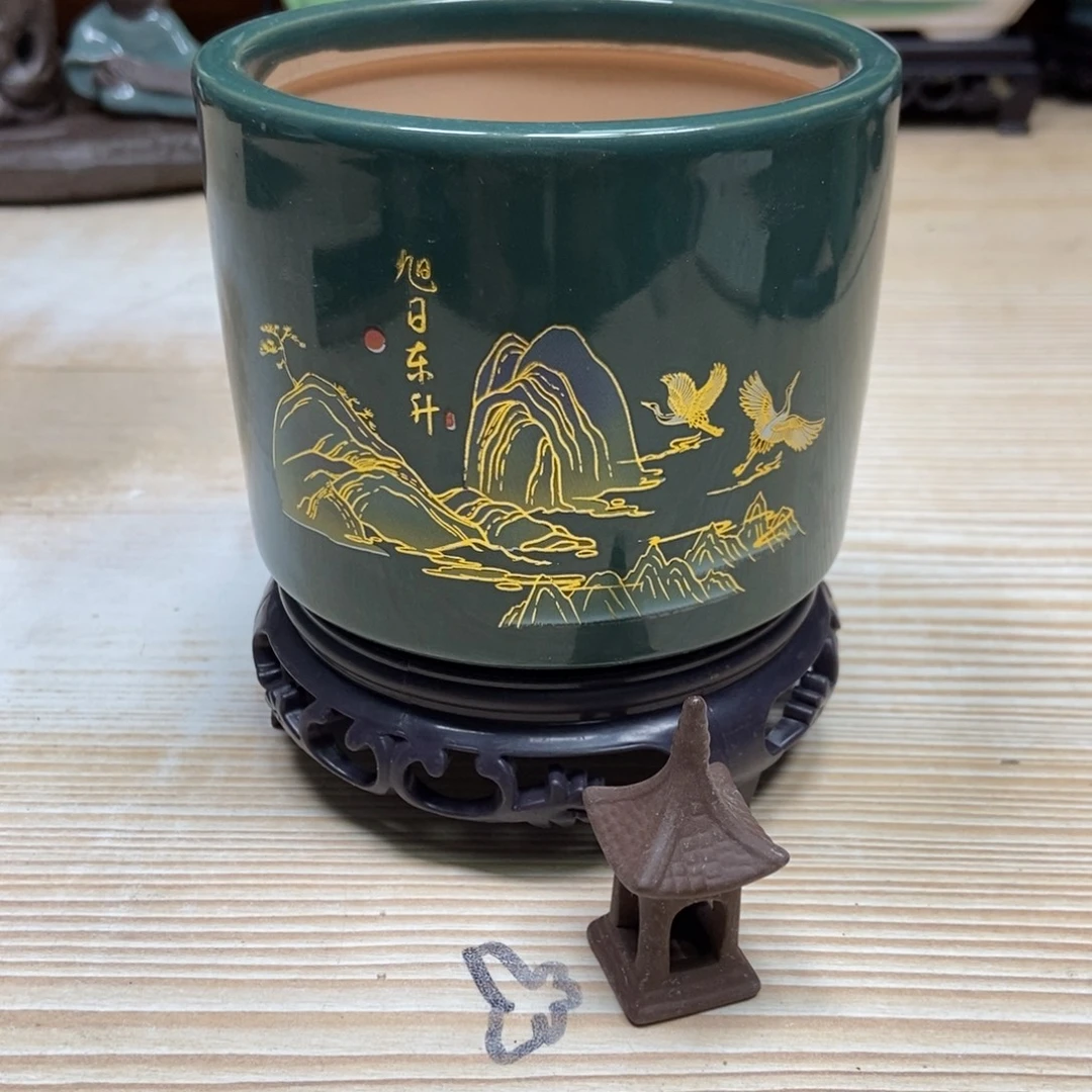 瓷片陶瓷花盆陶瓷艺术