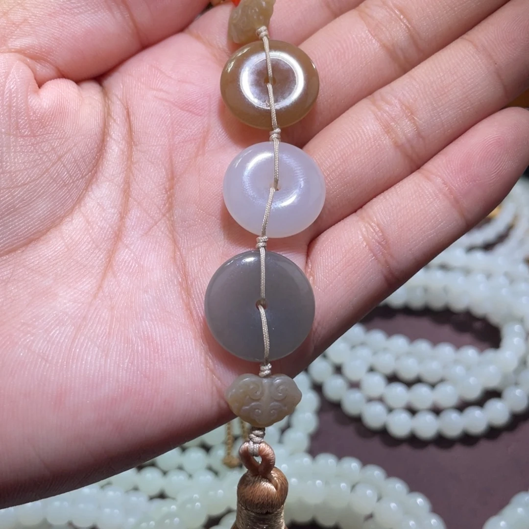 和田玉未镶嵌手链