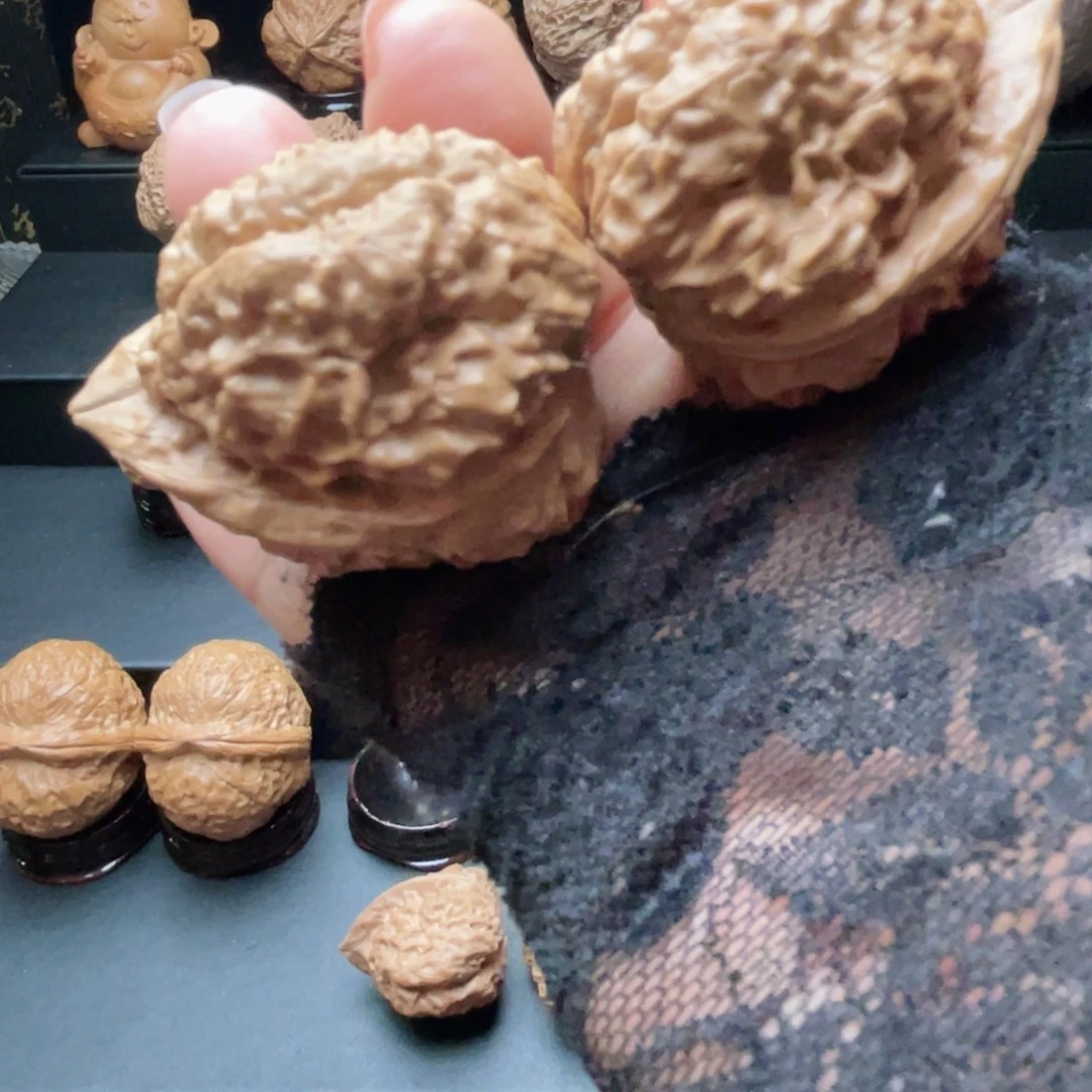 文玩核桃把件羊头舍离……