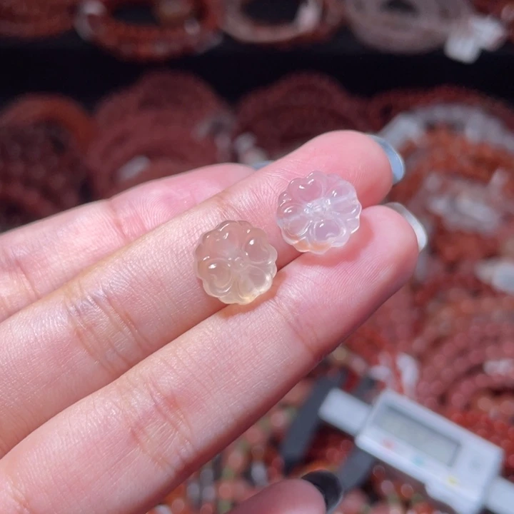 南红玛瑙未镶嵌四叶草1284