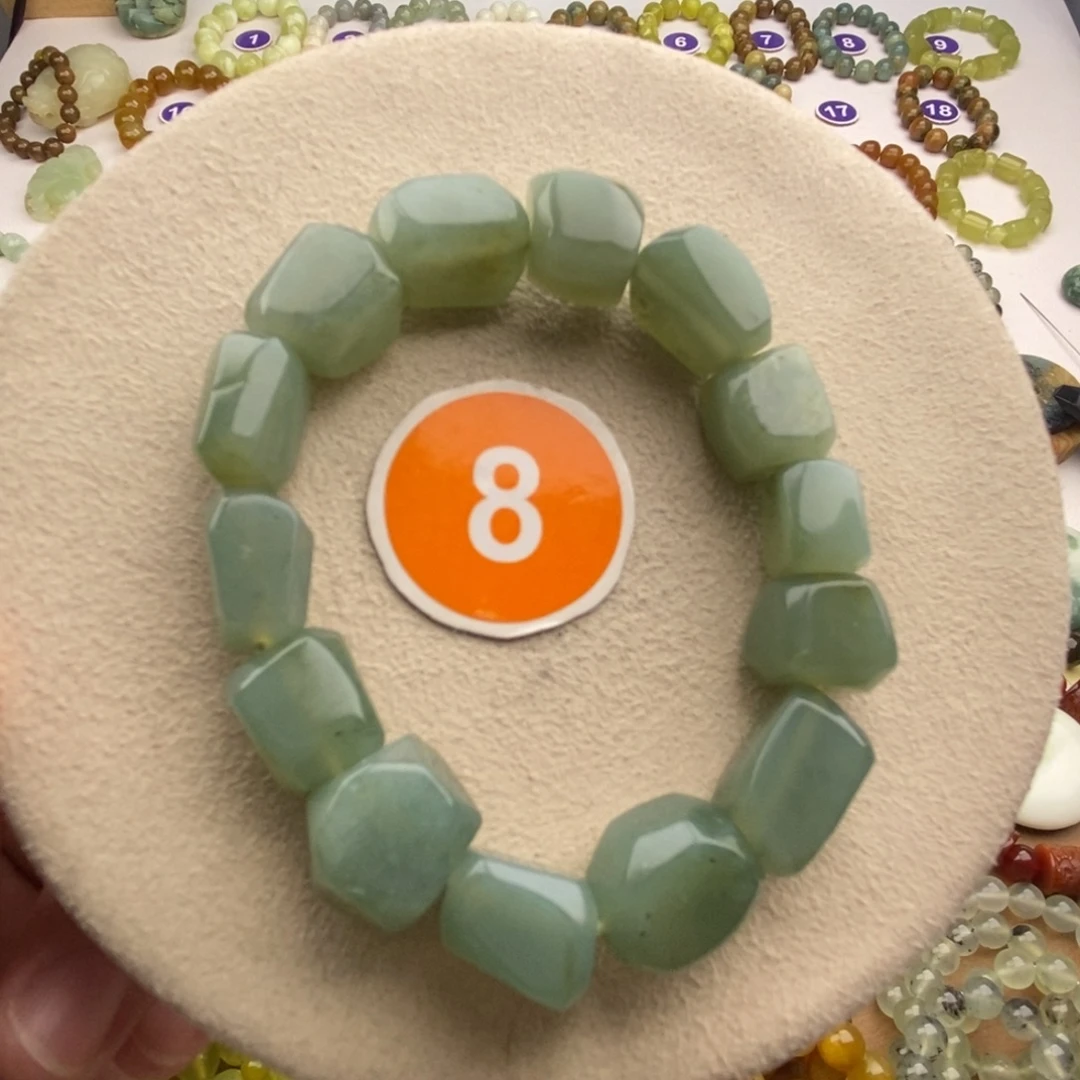 蛇纹石玉未镶嵌手串