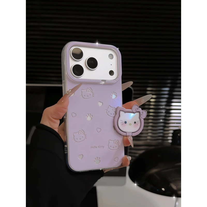 爱心kt适用苹果17pro手机壳16华为羽纱imd小米15vivo小众荣耀oppo