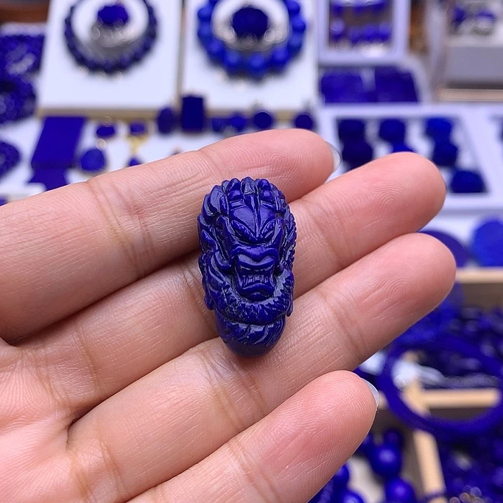 青金石配饰三通未镶嵌李*