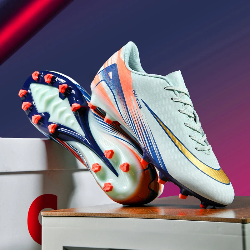 C罗姆巴佩刺客16足球鞋男成人学生正品AG长钉TF碎钉防滑训练鞋男