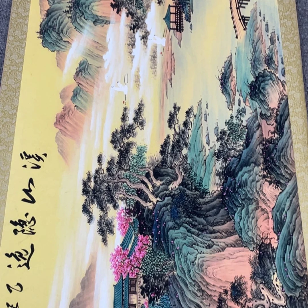 国画老师手笔手绘作品n