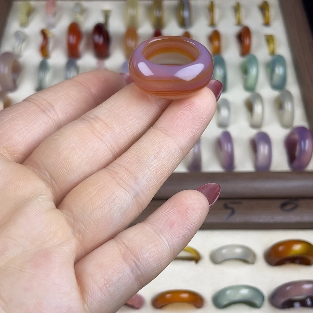 玛瑙/玉髓合金戒指港17直径18不退换