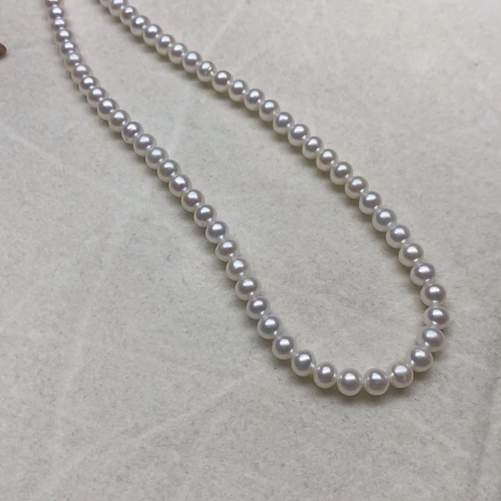 未镶嵌颈饰淡水珍珠5:6极光ak