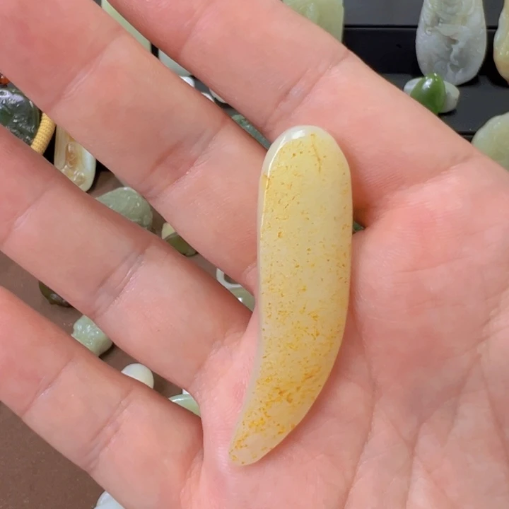吊坠(不含链)未镶嵌和田玉风