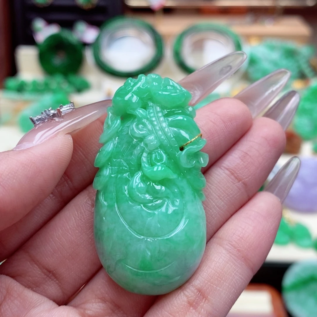 颈饰未镶嵌翡翠翡翠吊坠