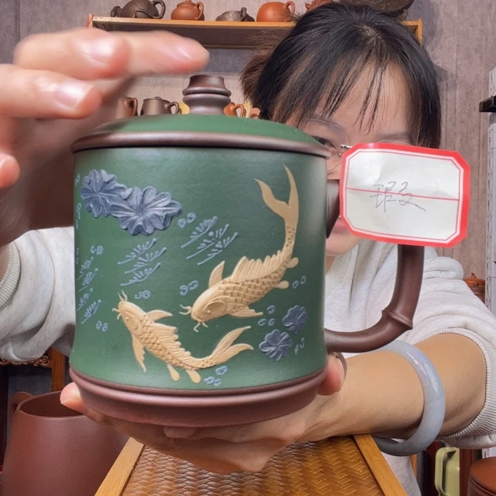茶杯紫砂原矿紫砂杯