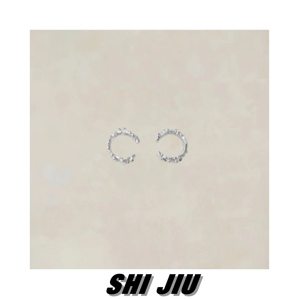 925银耳饰 极简高级感百搭做旧耳骨夹