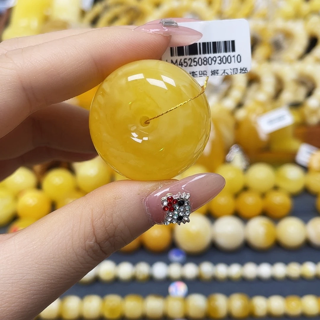 裸石蜜蜡未镶嵌30.7x20.2mm瑕疵