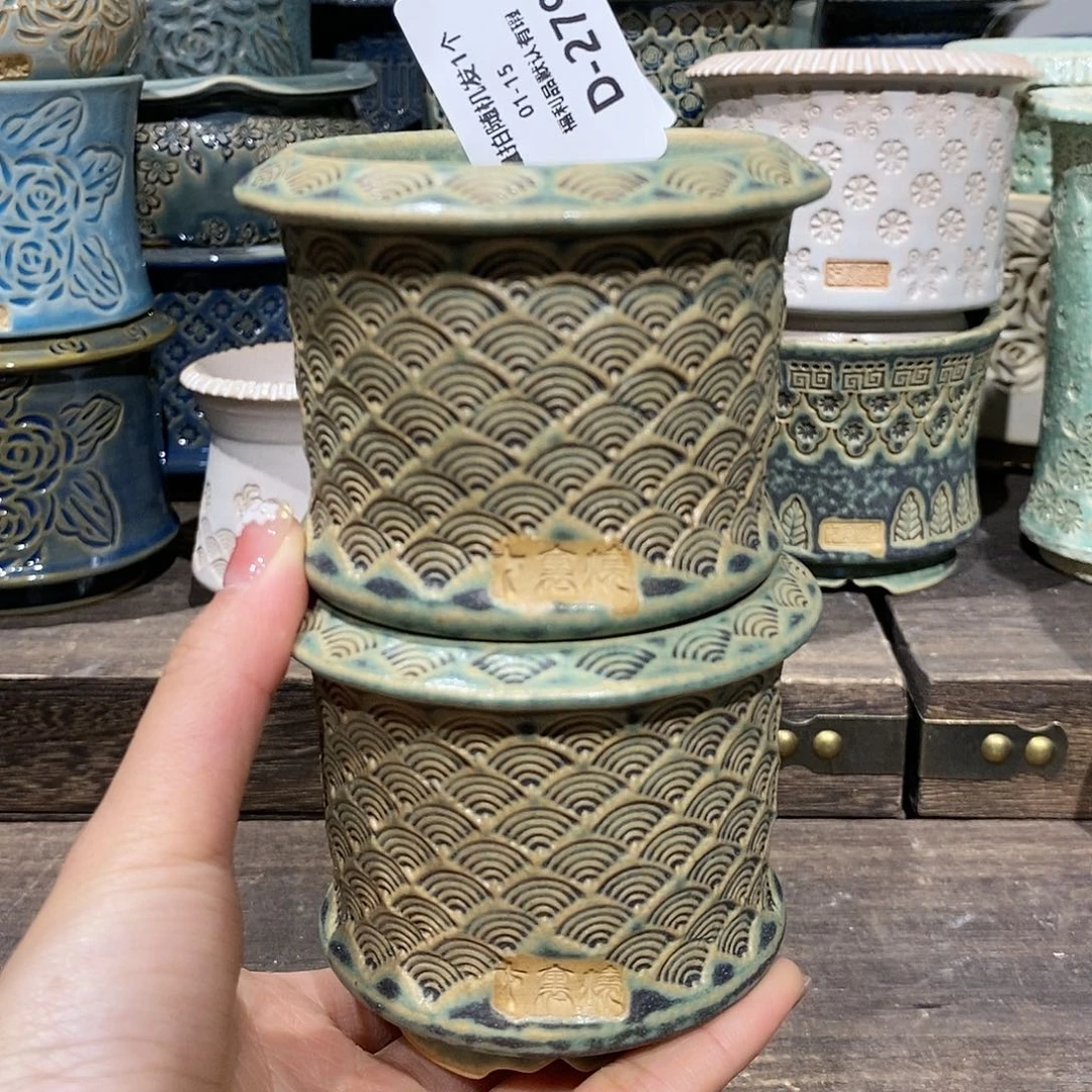 七里烧花盆1-15-279口径6